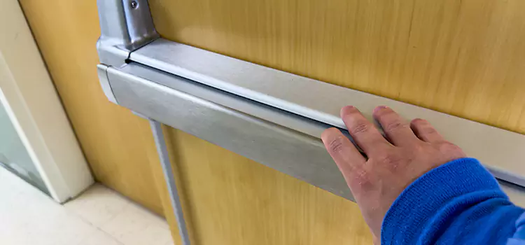 Installing a Push Bar on a Door Hastings